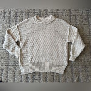 Cozy Cream Aerie Cotton Blend Sweater